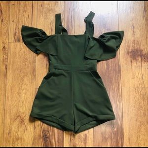 Olive Green Romper